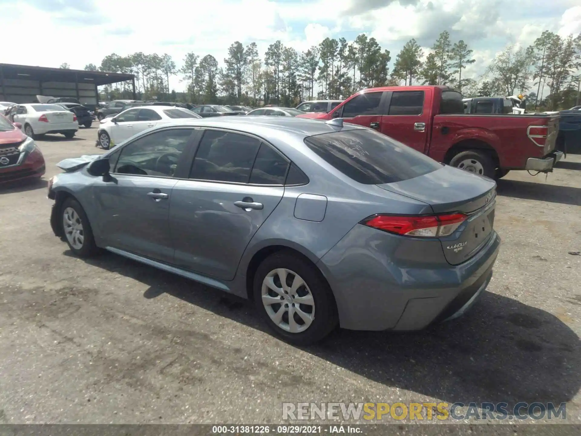 3 Photograph of a damaged car JTDEPMAE1MJ185484 TOYOTA COROLLA 2021