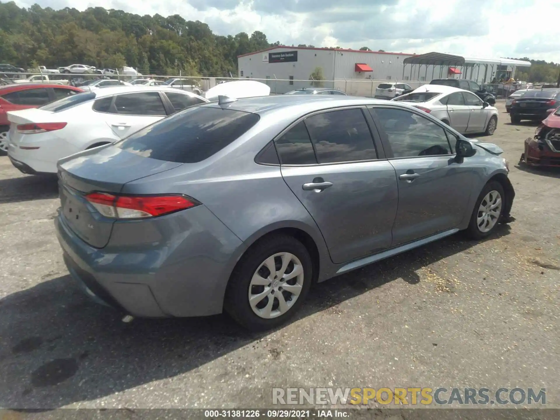 4 Photograph of a damaged car JTDEPMAE1MJ185484 TOYOTA COROLLA 2021