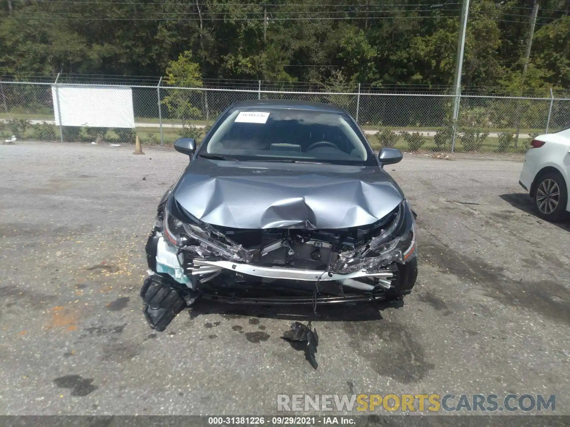 6 Photograph of a damaged car JTDEPMAE1MJ185484 TOYOTA COROLLA 2021