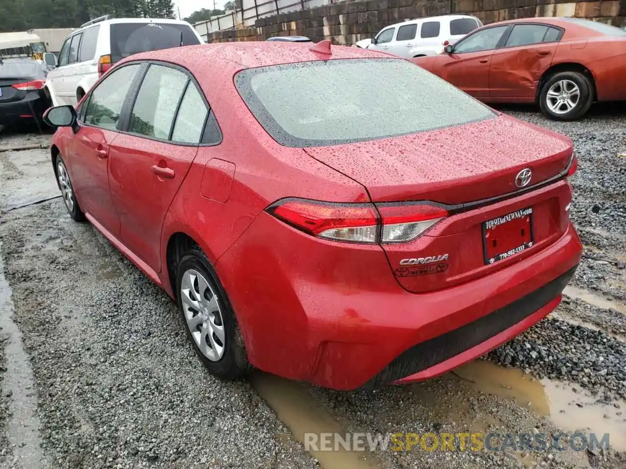 3 Photograph of a damaged car JTDEPMAE1MJ186294 TOYOTA COROLLA 2021