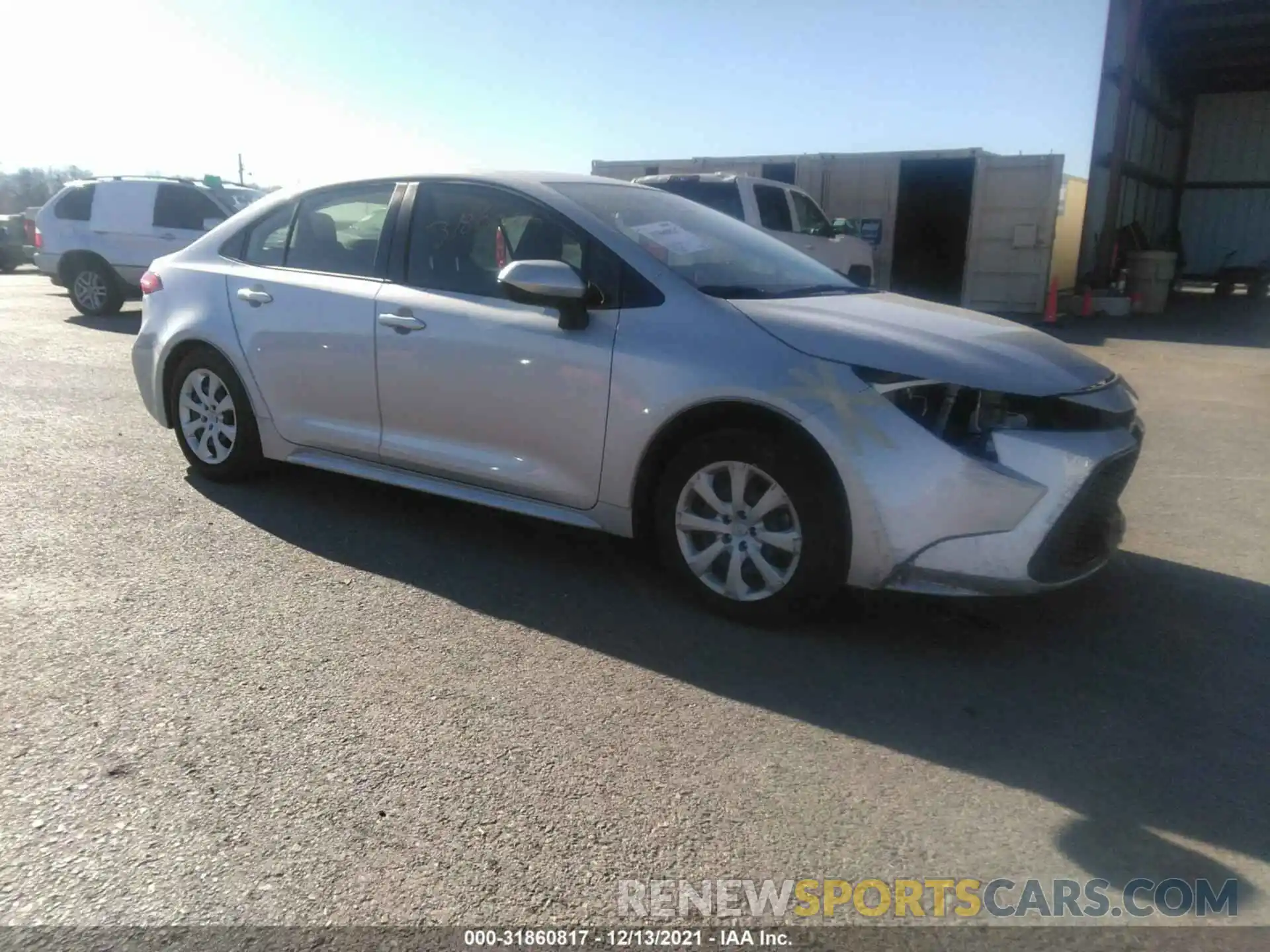 1 Photograph of a damaged car JTDEPMAE1MJ188028 TOYOTA COROLLA 2021