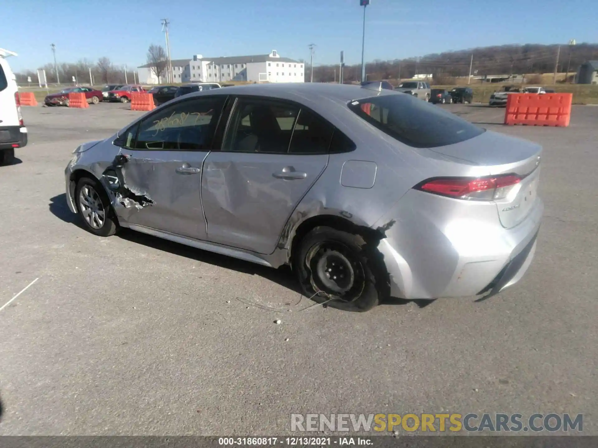 3 Photograph of a damaged car JTDEPMAE1MJ188028 TOYOTA COROLLA 2021