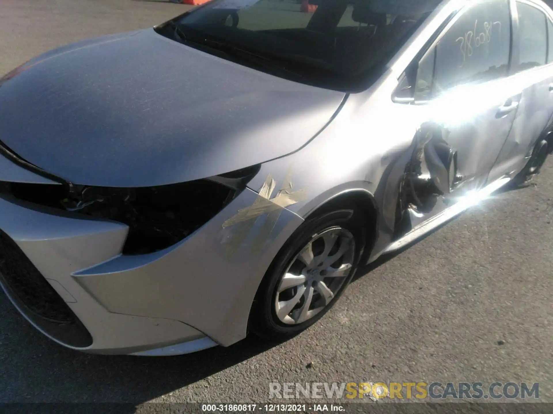 6 Photograph of a damaged car JTDEPMAE1MJ188028 TOYOTA COROLLA 2021