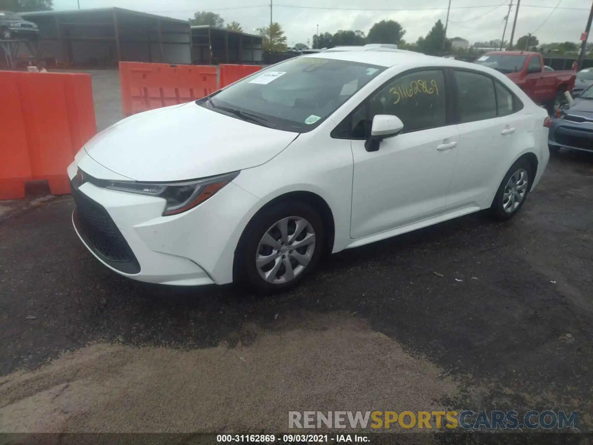 2 Photograph of a damaged car JTDEPMAE1MJ188840 TOYOTA COROLLA 2021