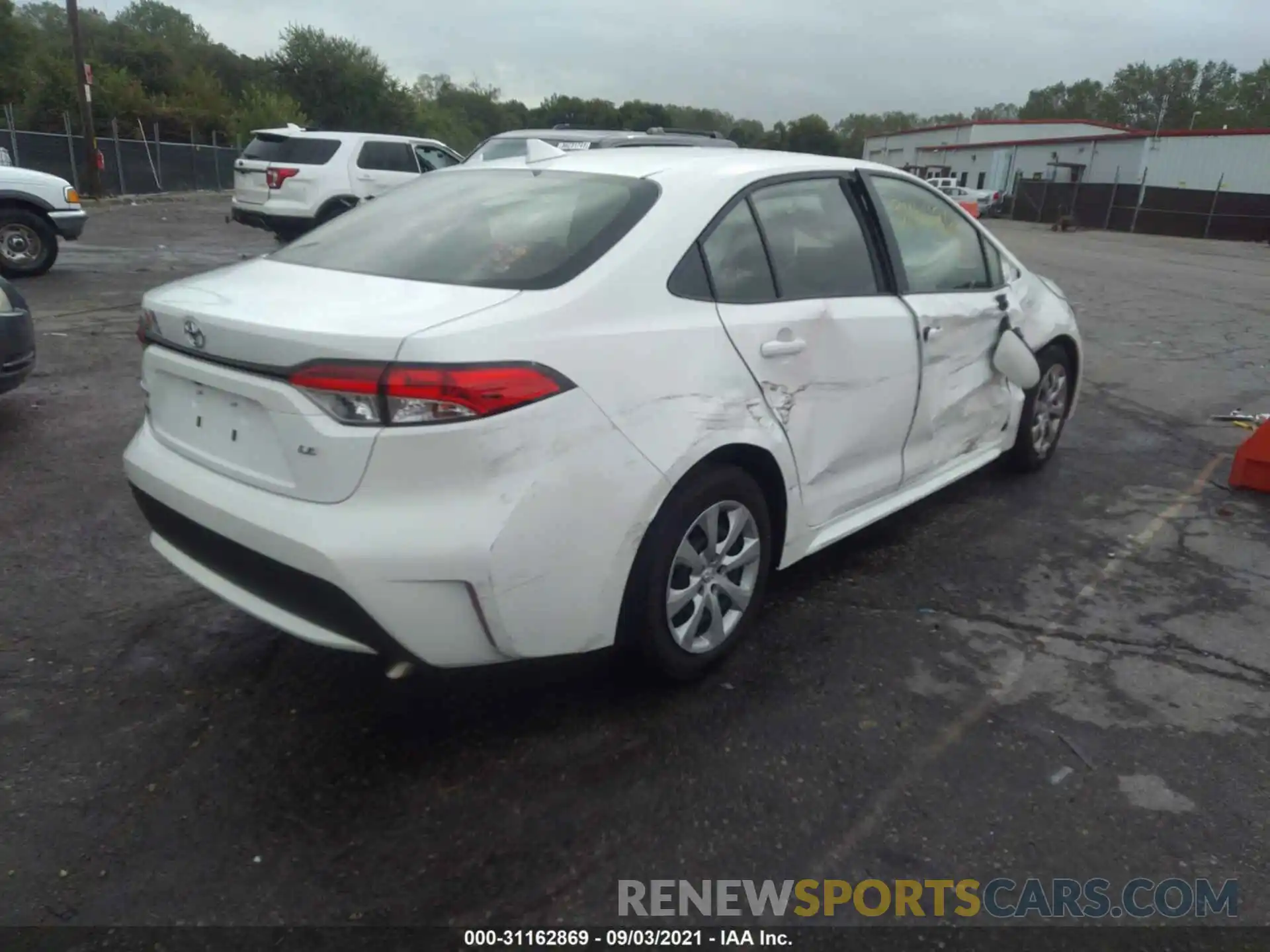 4 Photograph of a damaged car JTDEPMAE1MJ188840 TOYOTA COROLLA 2021