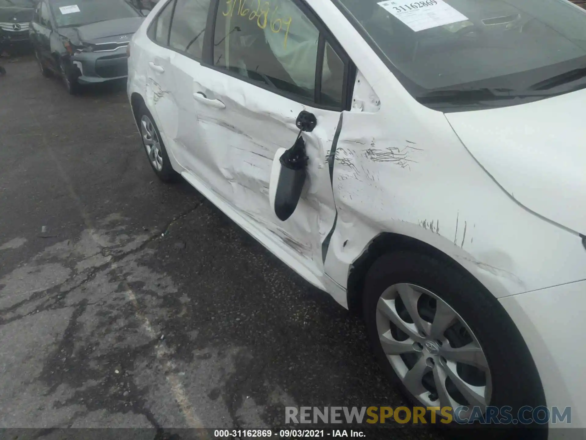 6 Photograph of a damaged car JTDEPMAE1MJ188840 TOYOTA COROLLA 2021