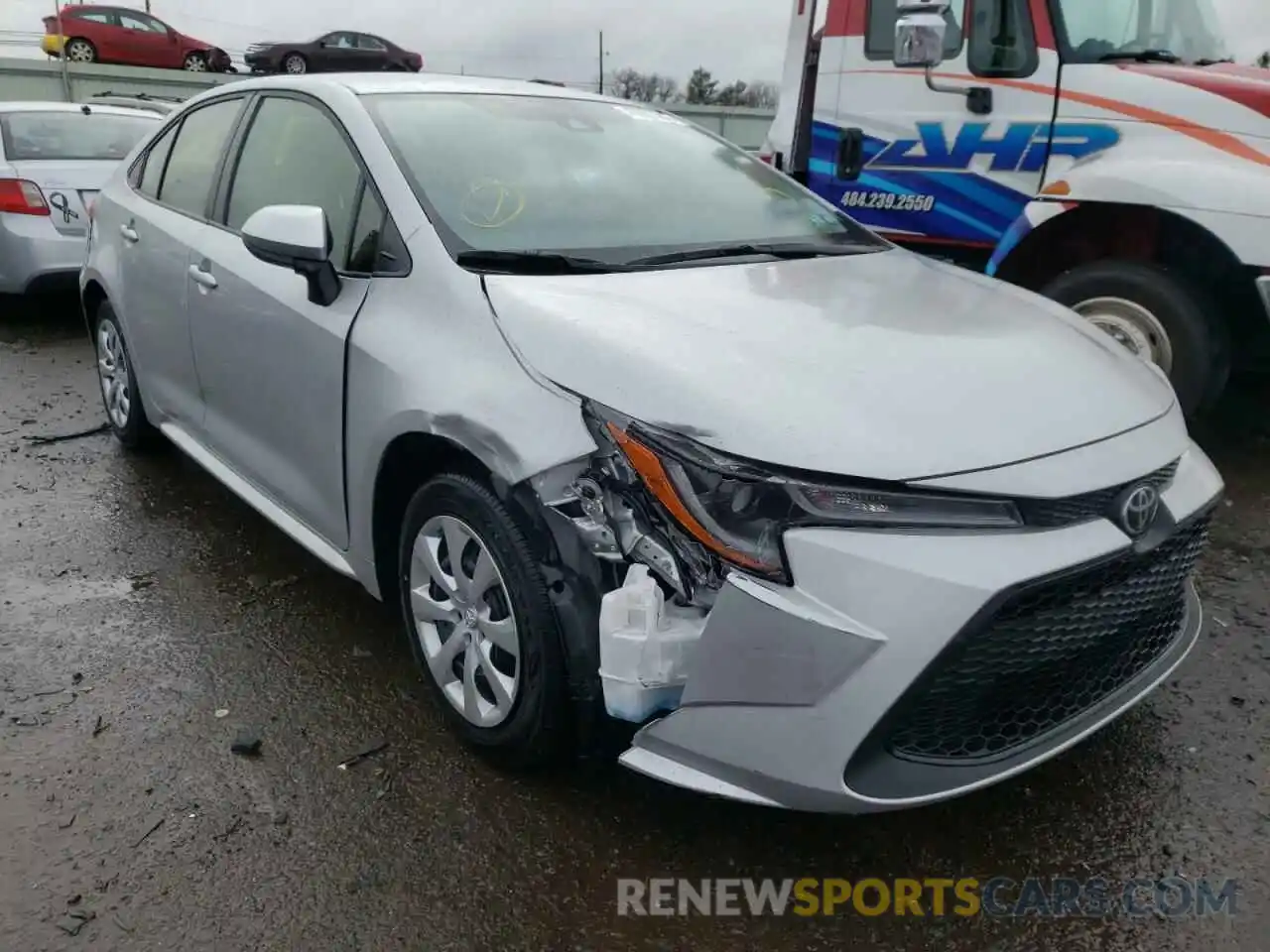 1 Photograph of a damaged car JTDEPMAE1MJ190037 TOYOTA COROLLA 2021