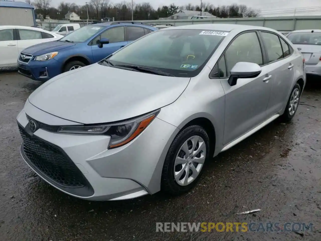 2 Photograph of a damaged car JTDEPMAE1MJ190037 TOYOTA COROLLA 2021