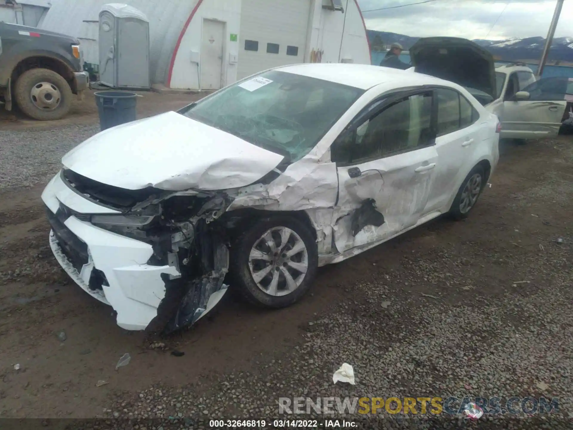 2 Photograph of a damaged car JTDEPMAE2MJ117310 TOYOTA COROLLA 2021