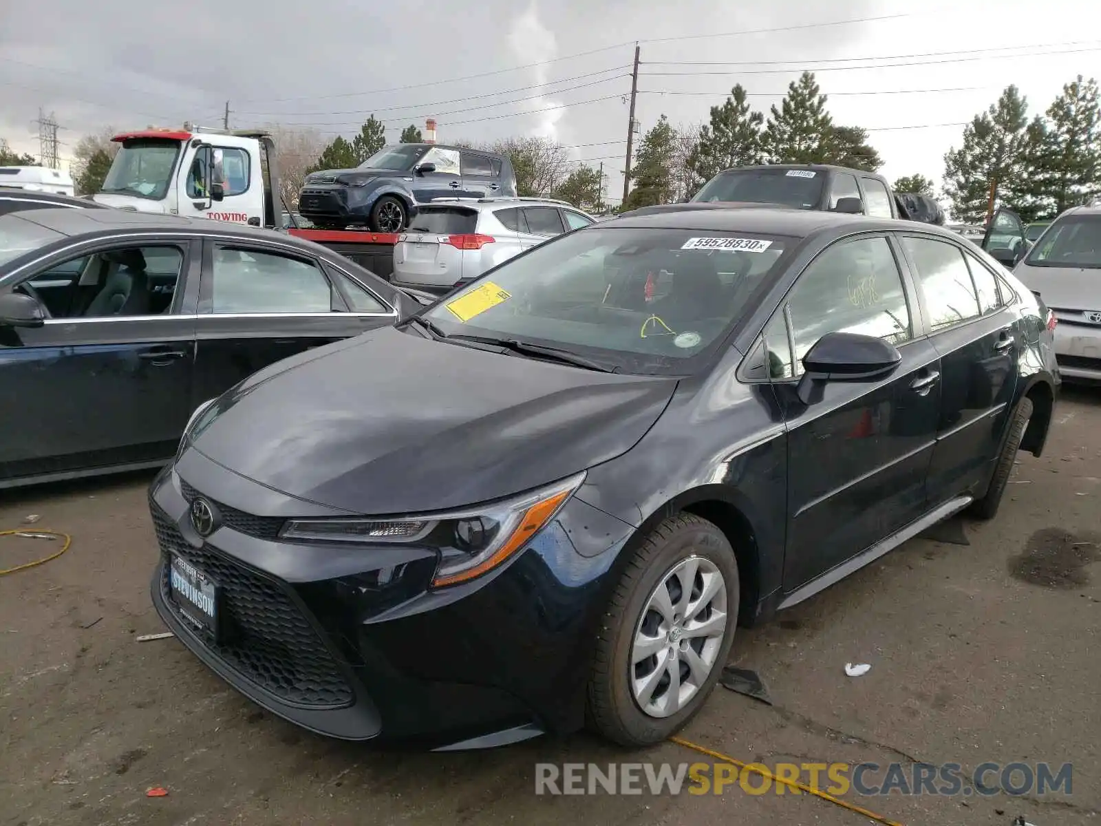 2 Photograph of a damaged car JTDEPMAE2MJ117470 TOYOTA COROLLA 2021