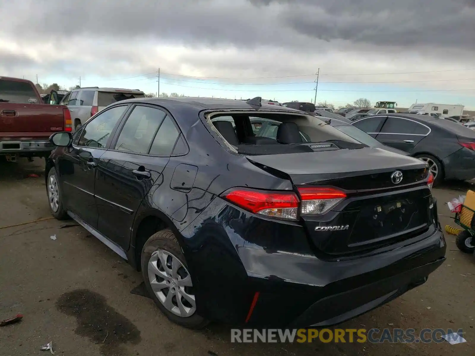 3 Photograph of a damaged car JTDEPMAE2MJ117470 TOYOTA COROLLA 2021