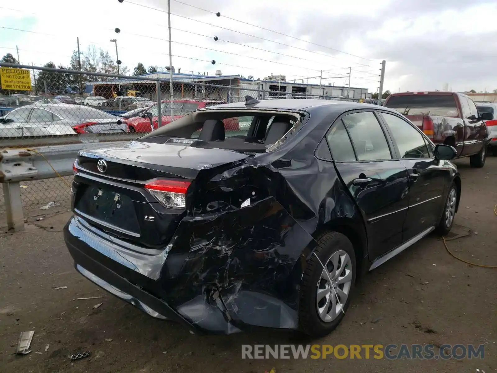 4 Photograph of a damaged car JTDEPMAE2MJ117470 TOYOTA COROLLA 2021