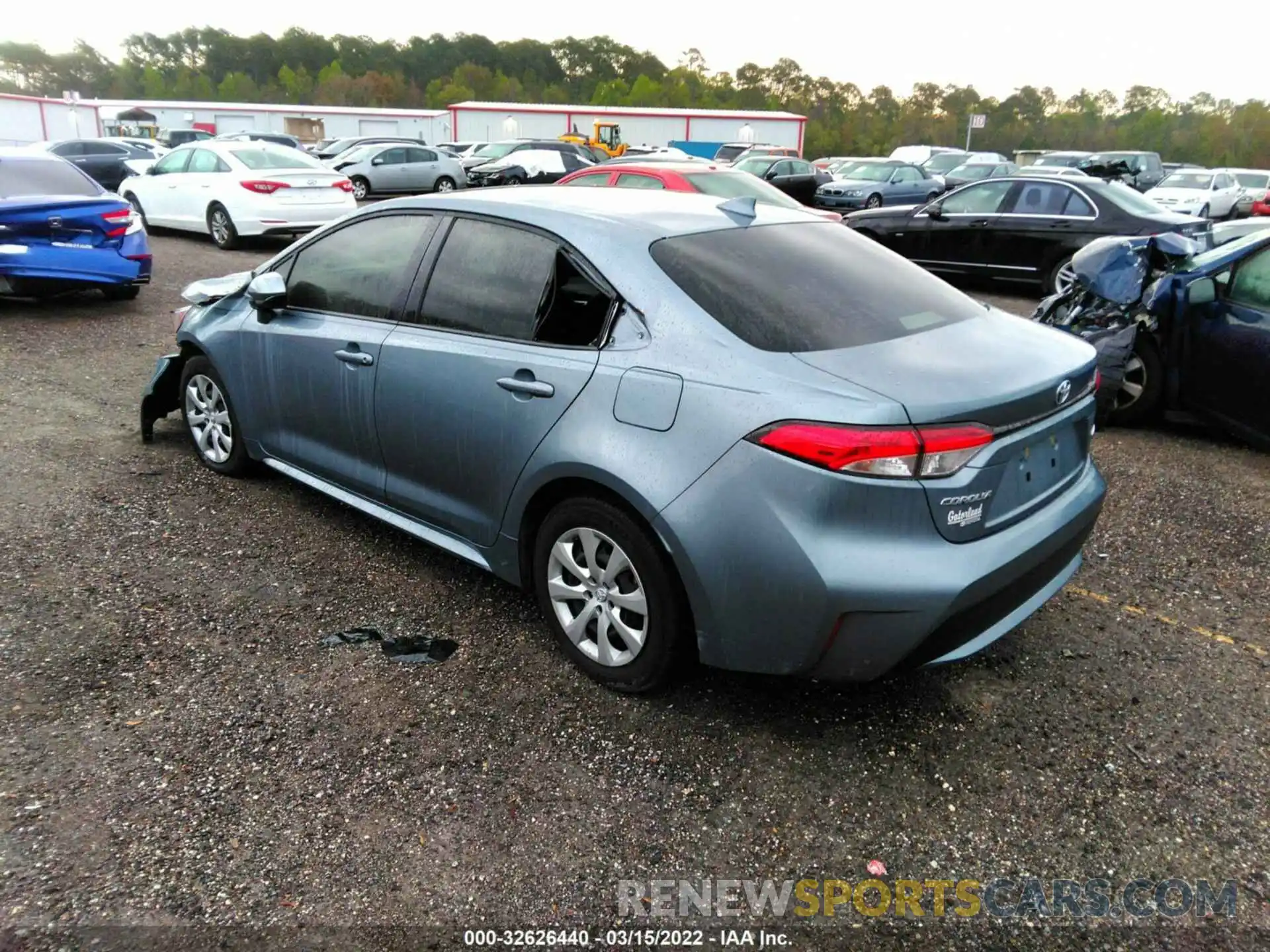 3 Photograph of a damaged car JTDEPMAE2MJ117873 TOYOTA COROLLA 2021