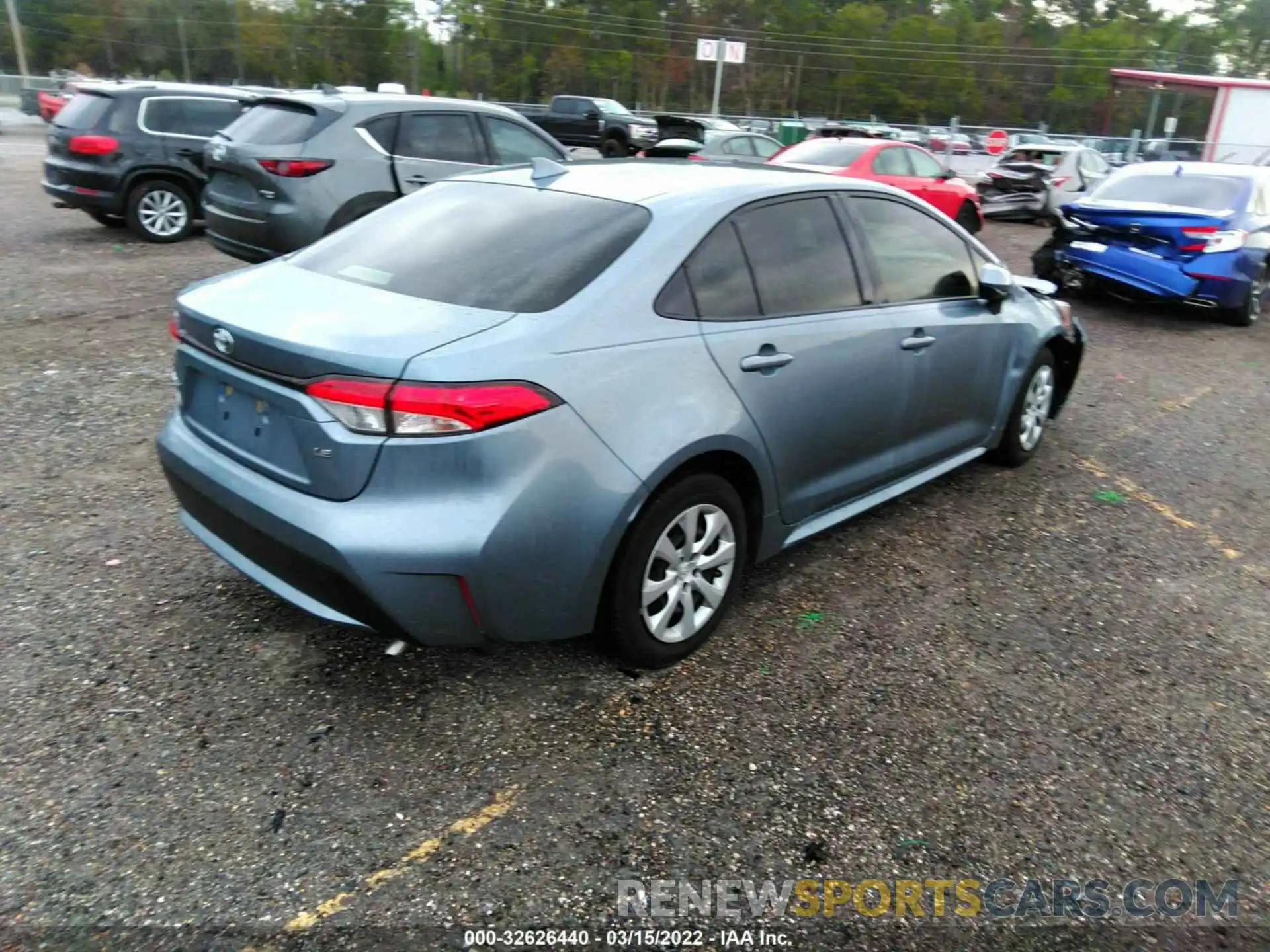 4 Photograph of a damaged car JTDEPMAE2MJ117873 TOYOTA COROLLA 2021