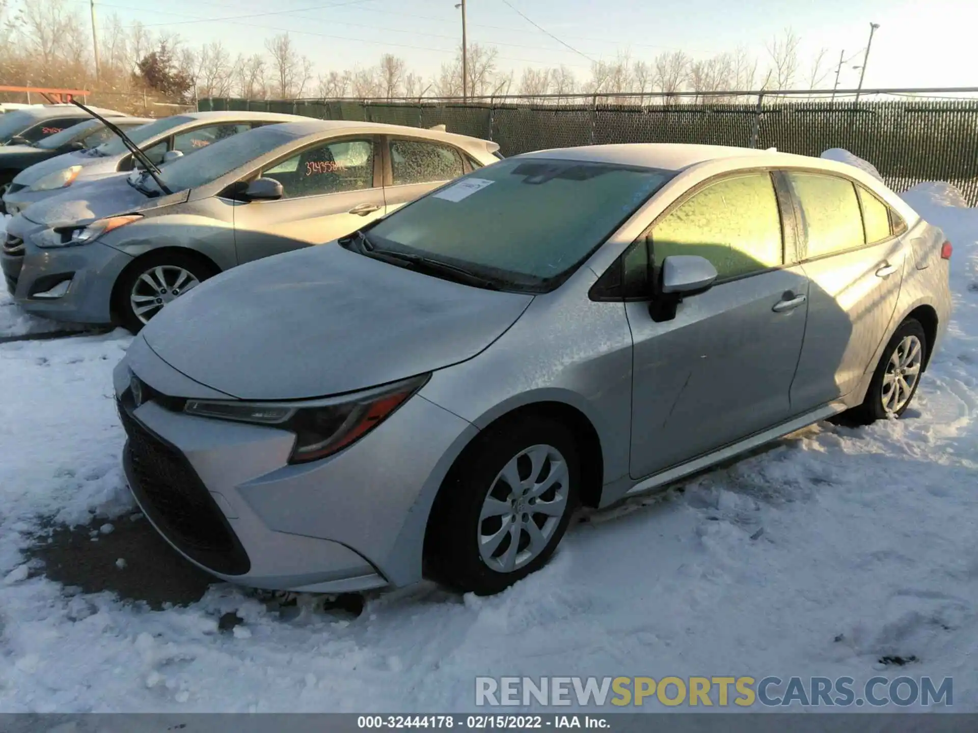 2 Photograph of a damaged car JTDEPMAE2MJ118036 TOYOTA COROLLA 2021