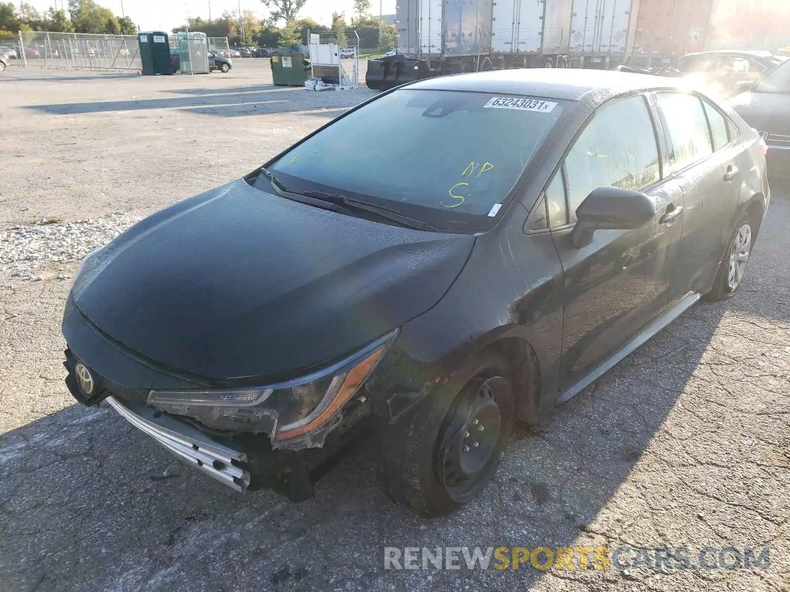 2 Photograph of a damaged car JTDEPMAE2MJ118389 TOYOTA COROLLA 2021