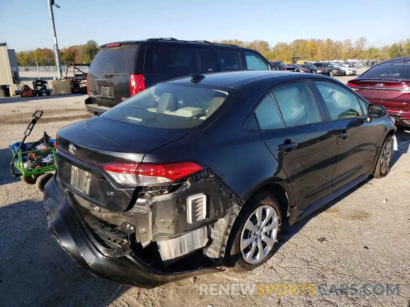 4 Photograph of a damaged car JTDEPMAE2MJ118389 TOYOTA COROLLA 2021