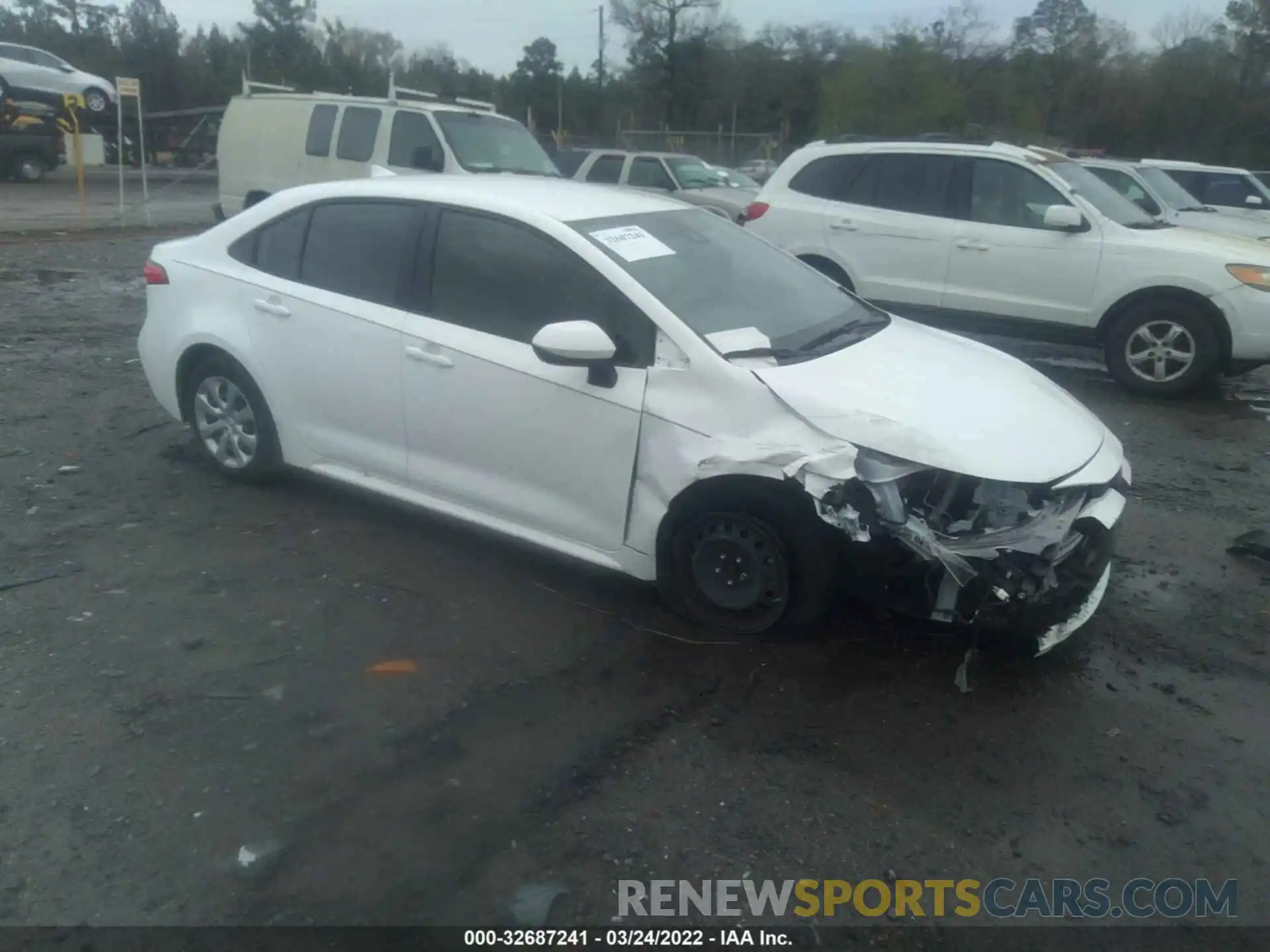 1 Photograph of a damaged car JTDEPMAE2MJ118554 TOYOTA COROLLA 2021