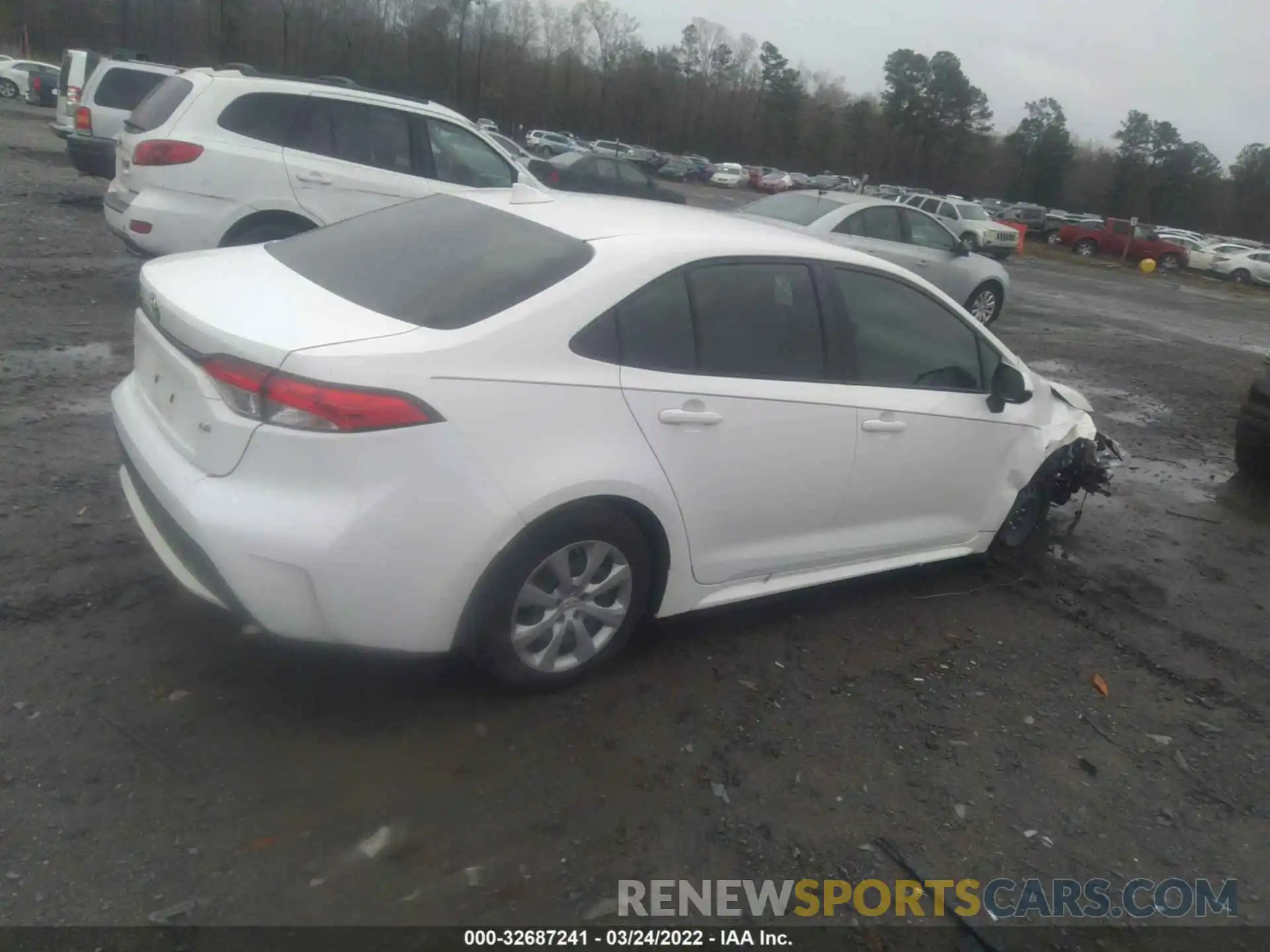 4 Photograph of a damaged car JTDEPMAE2MJ118554 TOYOTA COROLLA 2021