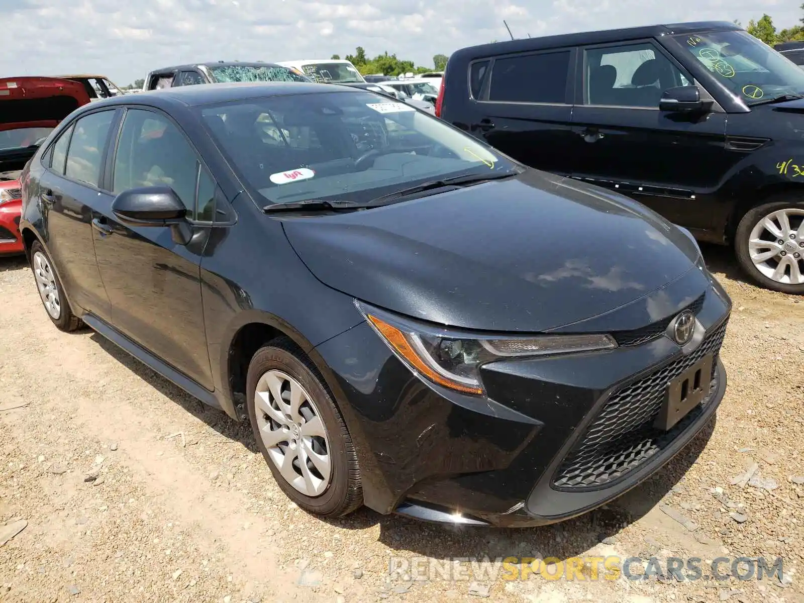 1 Photograph of a damaged car JTDEPMAE2MJ119221 TOYOTA COROLLA 2021