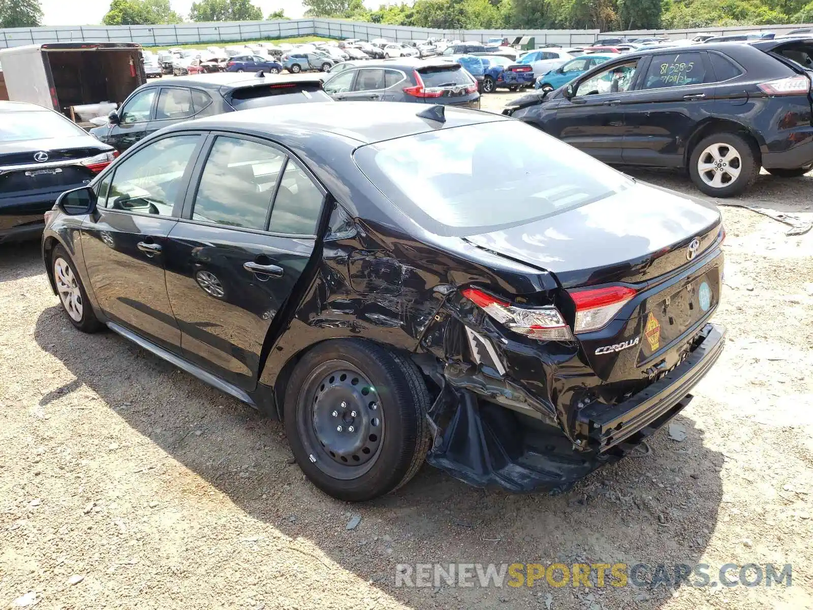 3 Photograph of a damaged car JTDEPMAE2MJ119221 TOYOTA COROLLA 2021