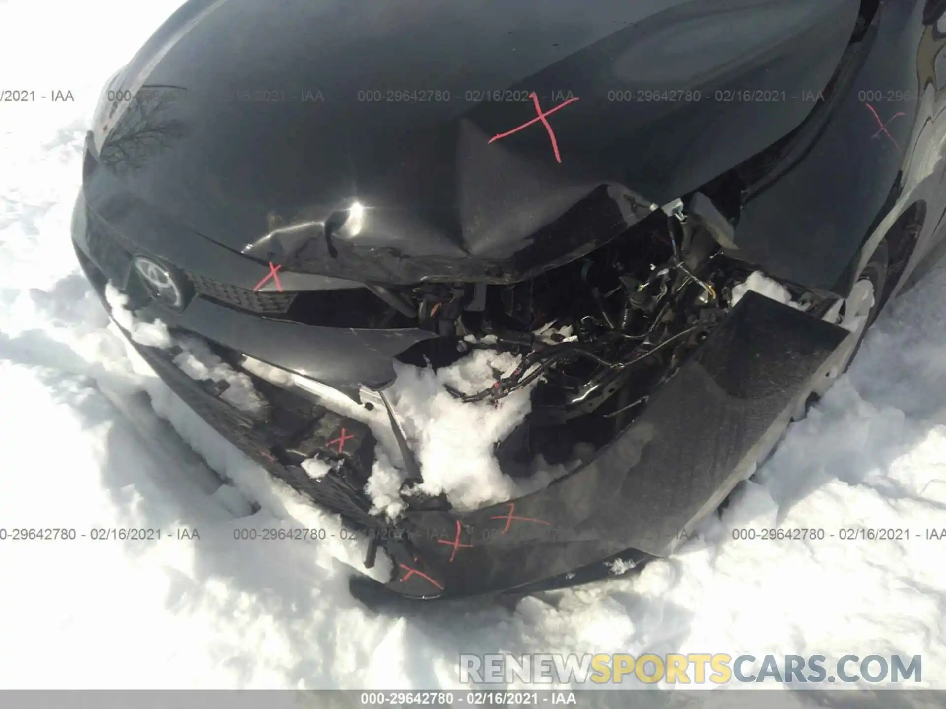 6 Photograph of a damaged car JTDEPMAE2MJ119297 TOYOTA COROLLA 2021