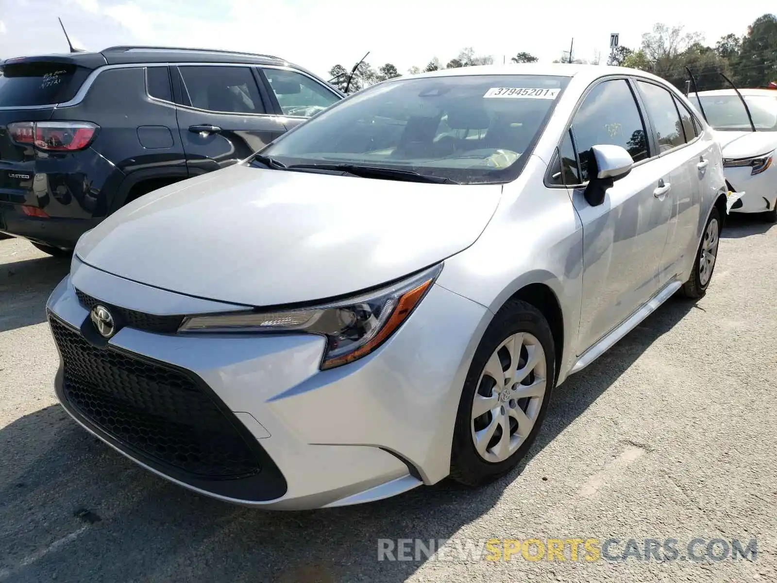 2 Photograph of a damaged car JTDEPMAE2MJ120773 TOYOTA COROLLA 2021