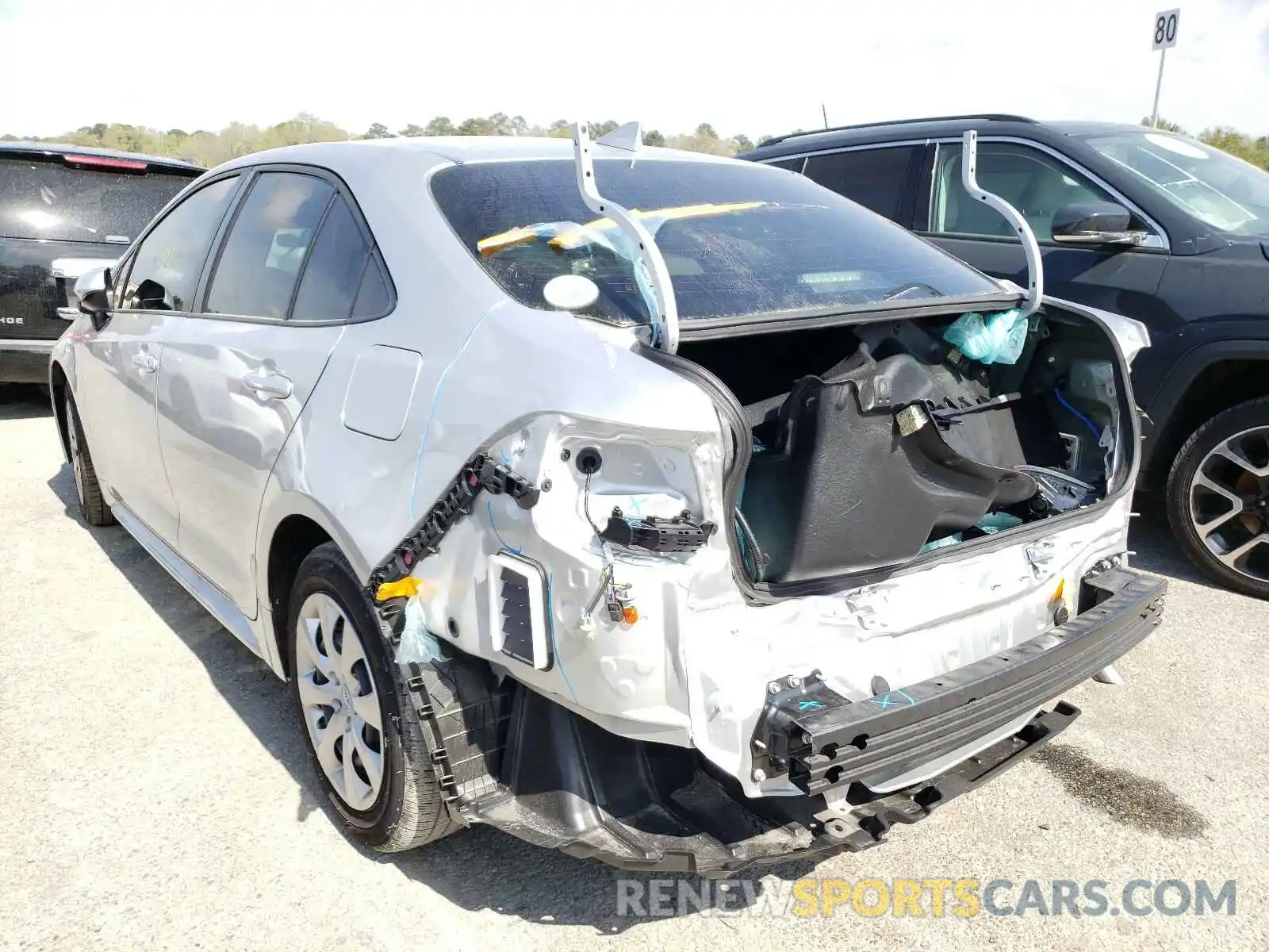 3 Photograph of a damaged car JTDEPMAE2MJ120773 TOYOTA COROLLA 2021