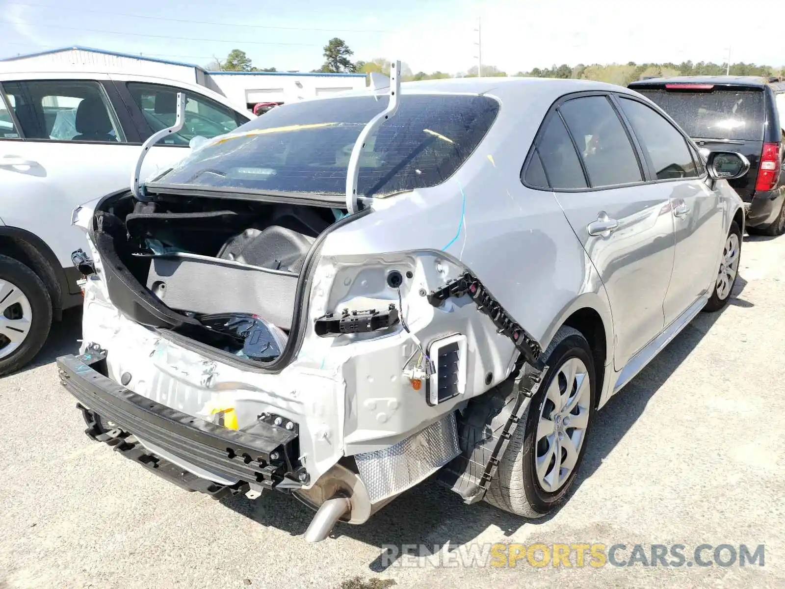 4 Photograph of a damaged car JTDEPMAE2MJ120773 TOYOTA COROLLA 2021