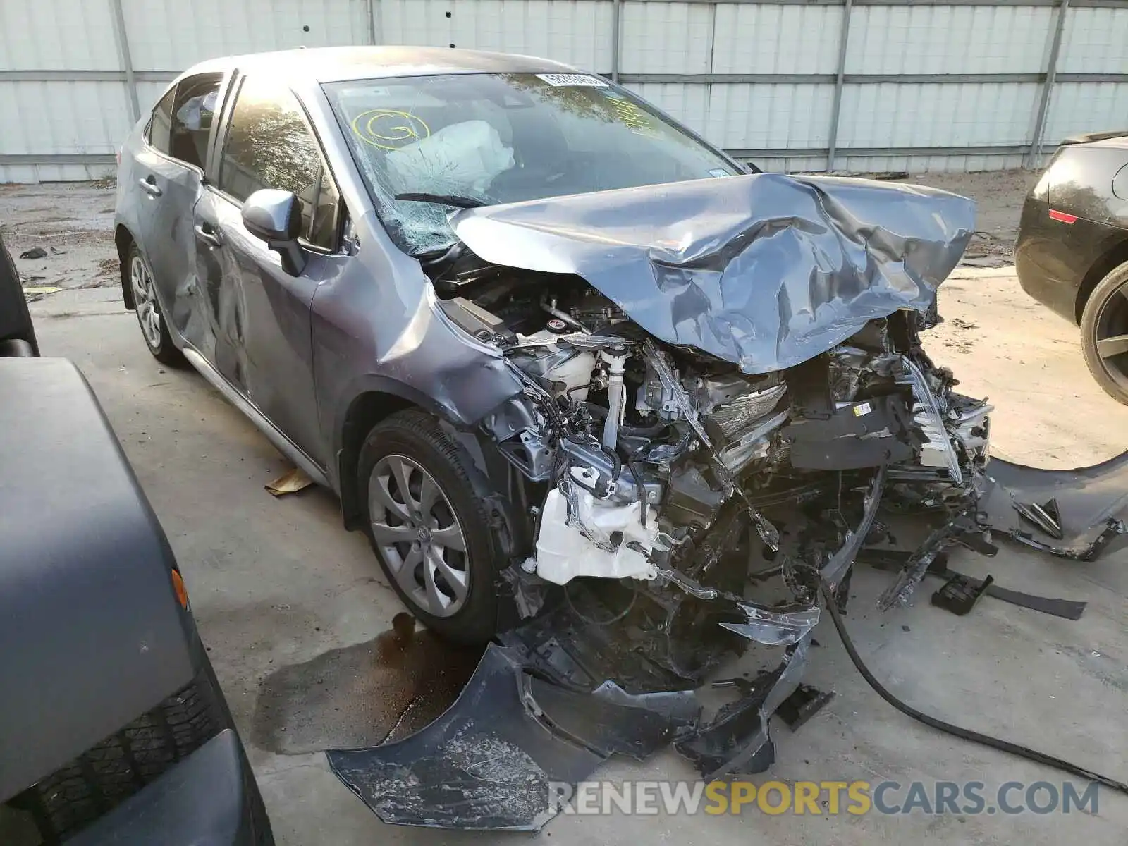 1 Photograph of a damaged car JTDEPMAE2MJ121941 TOYOTA COROLLA 2021