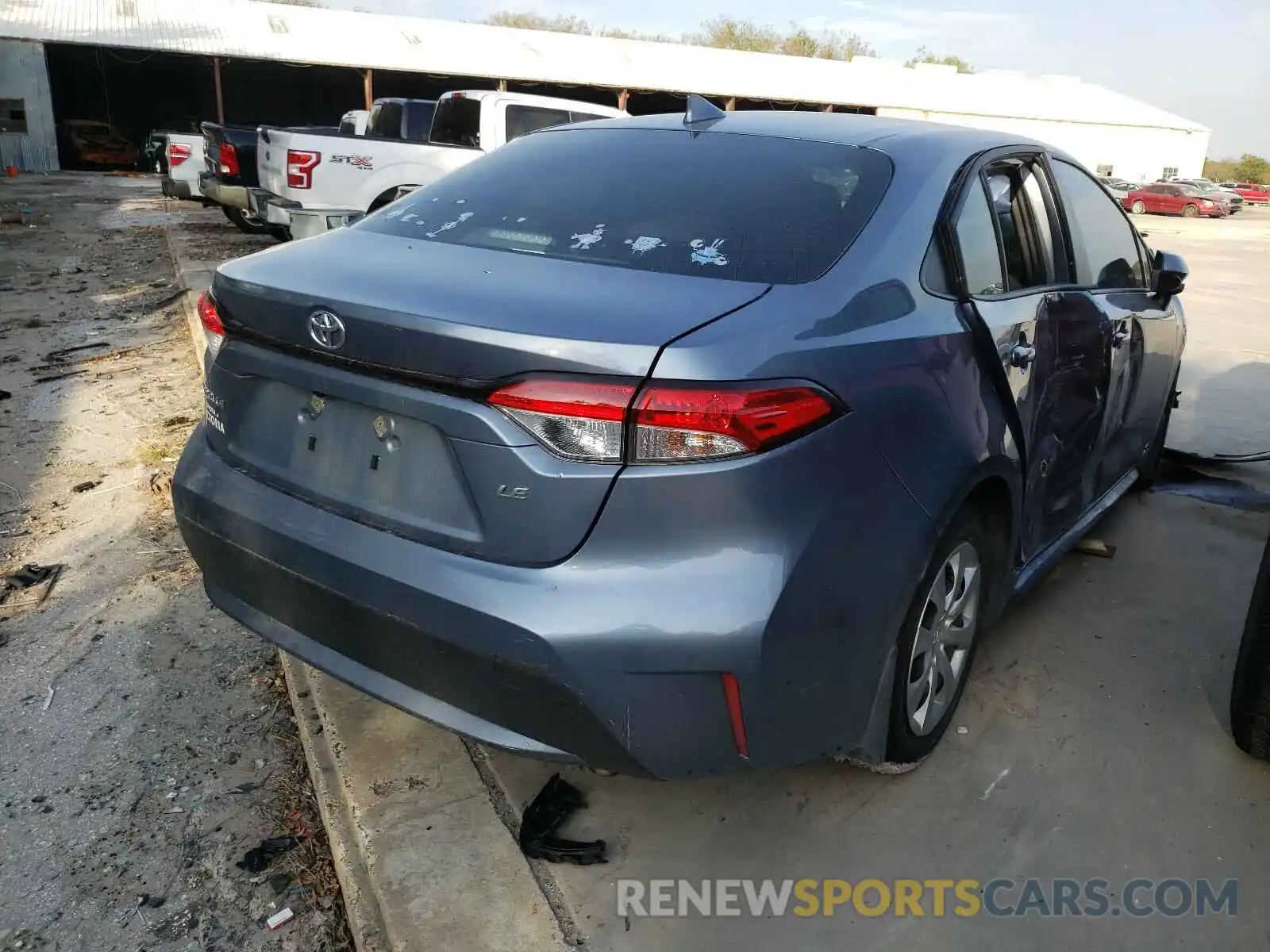 4 Photograph of a damaged car JTDEPMAE2MJ121941 TOYOTA COROLLA 2021