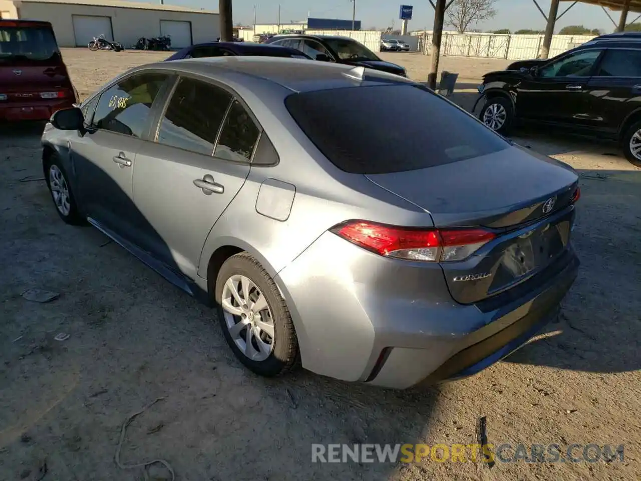 3 Photograph of a damaged car JTDEPMAE2MJ123611 TOYOTA COROLLA 2021