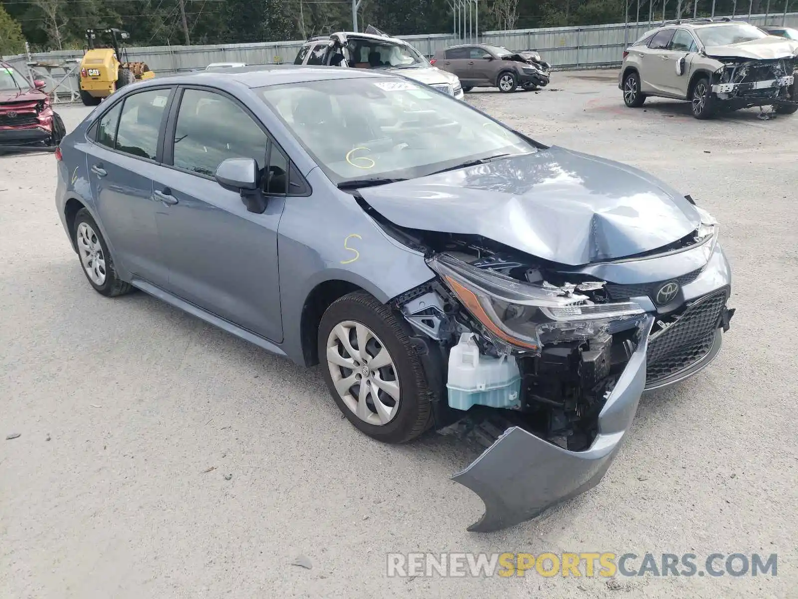 1 Photograph of a damaged car JTDEPMAE2MJ123687 TOYOTA COROLLA 2021