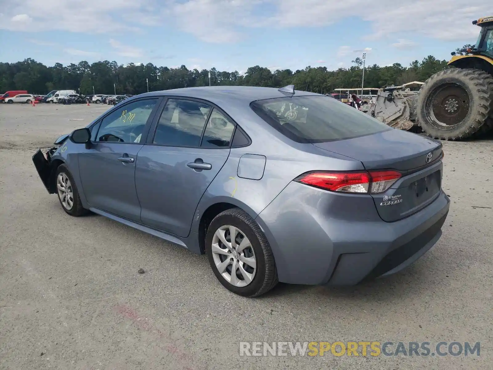 3 Photograph of a damaged car JTDEPMAE2MJ123687 TOYOTA COROLLA 2021