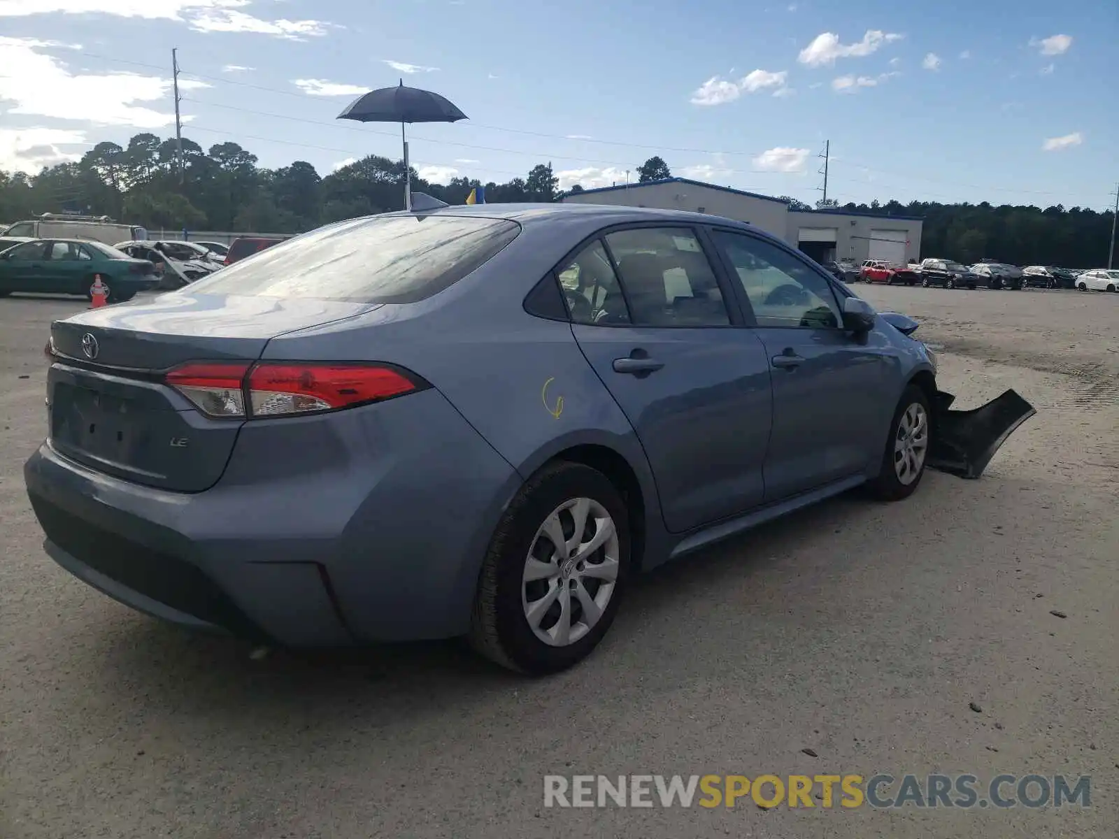 4 Photograph of a damaged car JTDEPMAE2MJ123687 TOYOTA COROLLA 2021