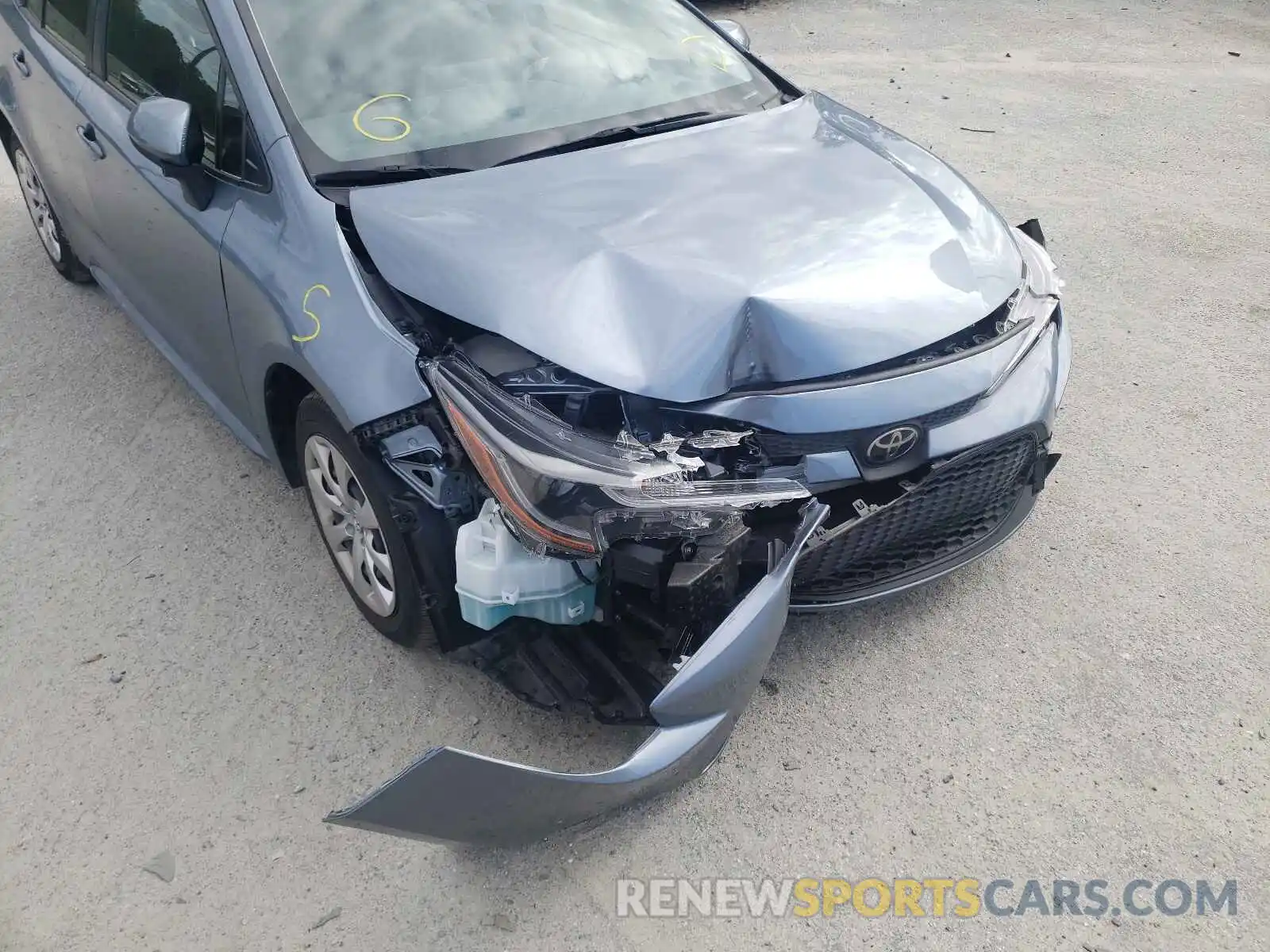 9 Photograph of a damaged car JTDEPMAE2MJ123687 TOYOTA COROLLA 2021