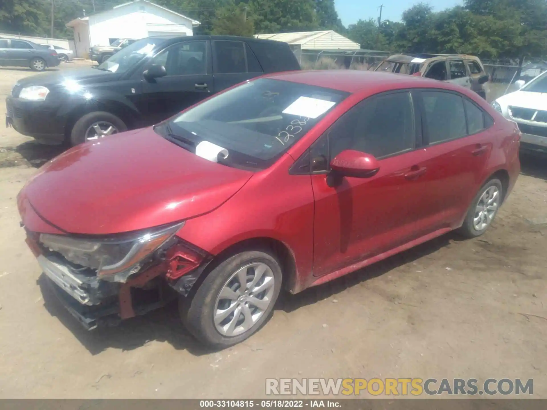 2 Photograph of a damaged car JTDEPMAE2MJ123821 TOYOTA COROLLA 2021