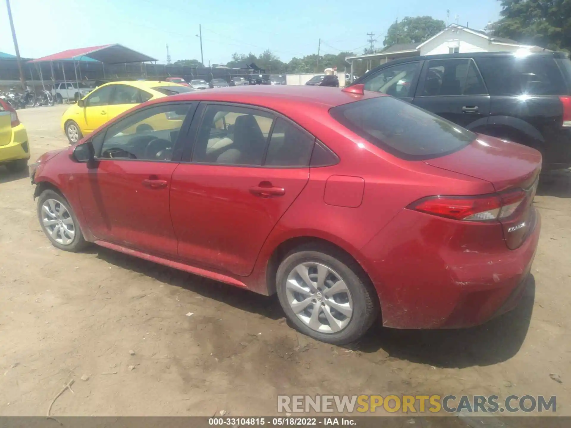 3 Photograph of a damaged car JTDEPMAE2MJ123821 TOYOTA COROLLA 2021