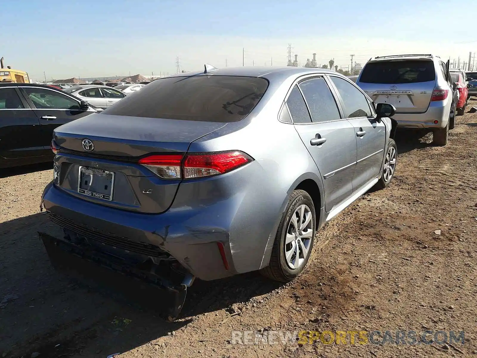 4 Photograph of a damaged car JTDEPMAE2MJ123835 TOYOTA COROLLA 2021