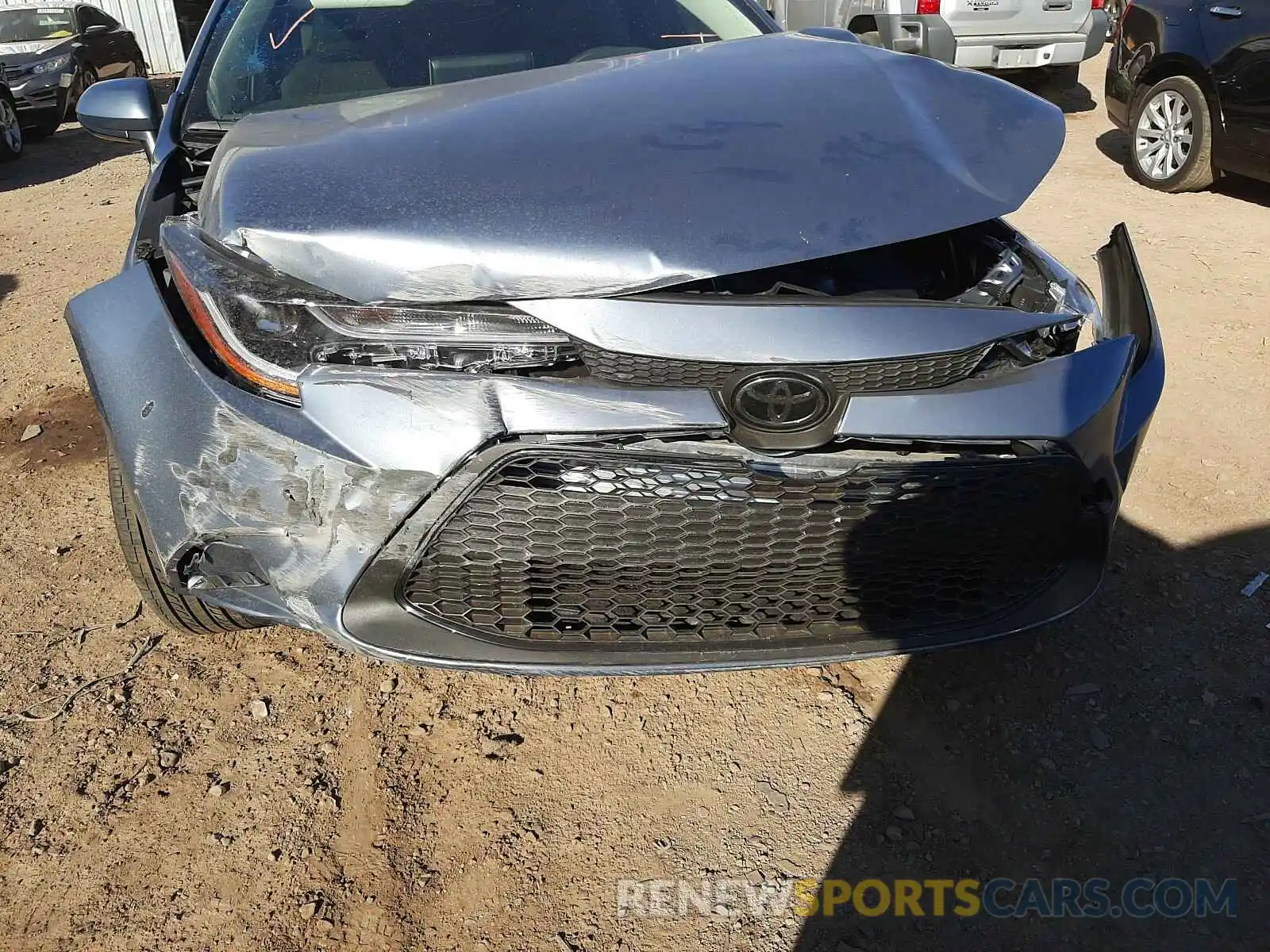 9 Photograph of a damaged car JTDEPMAE2MJ123835 TOYOTA COROLLA 2021