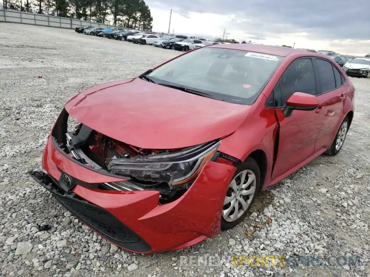 2 Photograph of a damaged car JTDEPMAE2MJ123866 TOYOTA COROLLA 2021