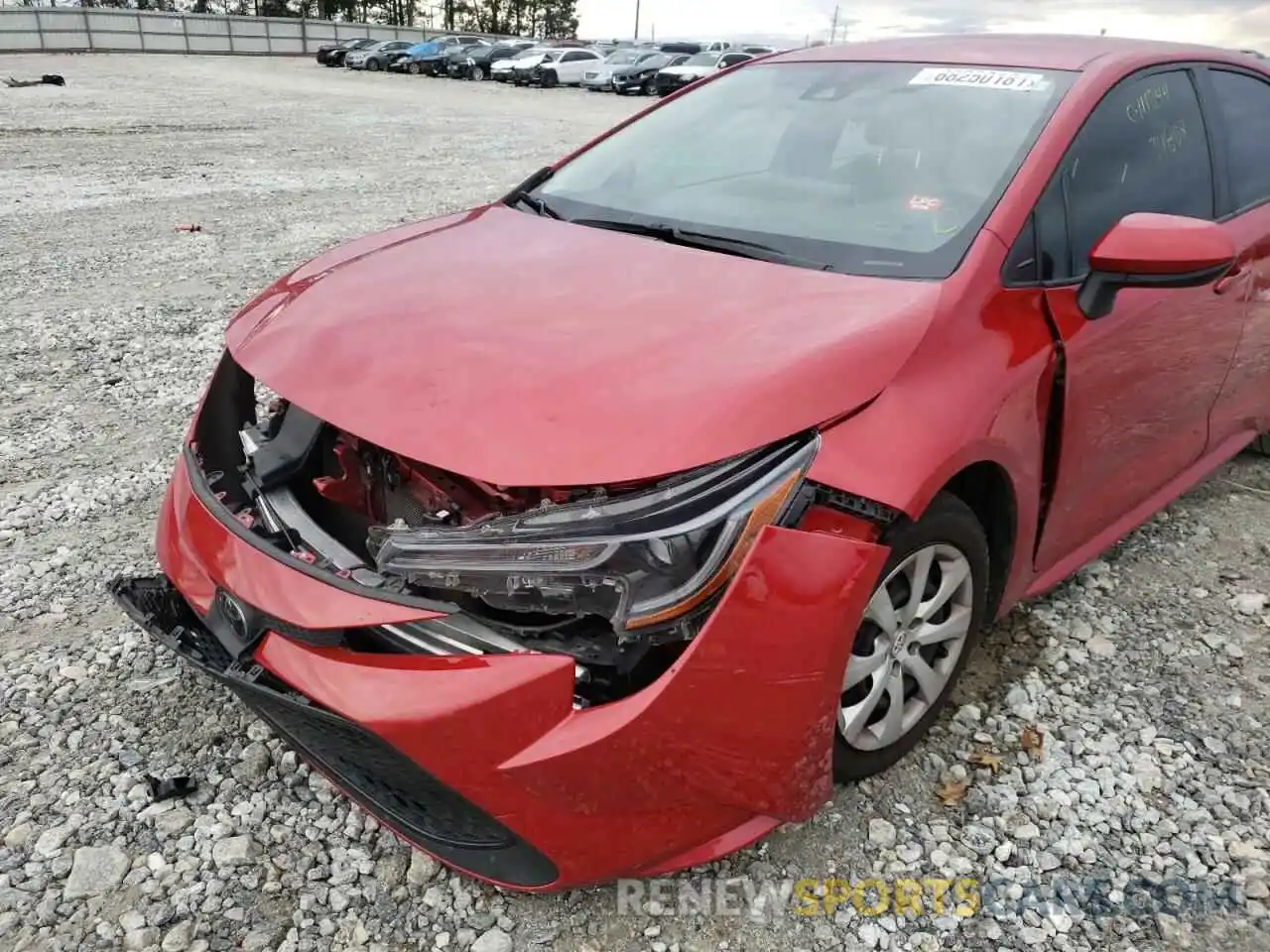 9 Photograph of a damaged car JTDEPMAE2MJ123866 TOYOTA COROLLA 2021