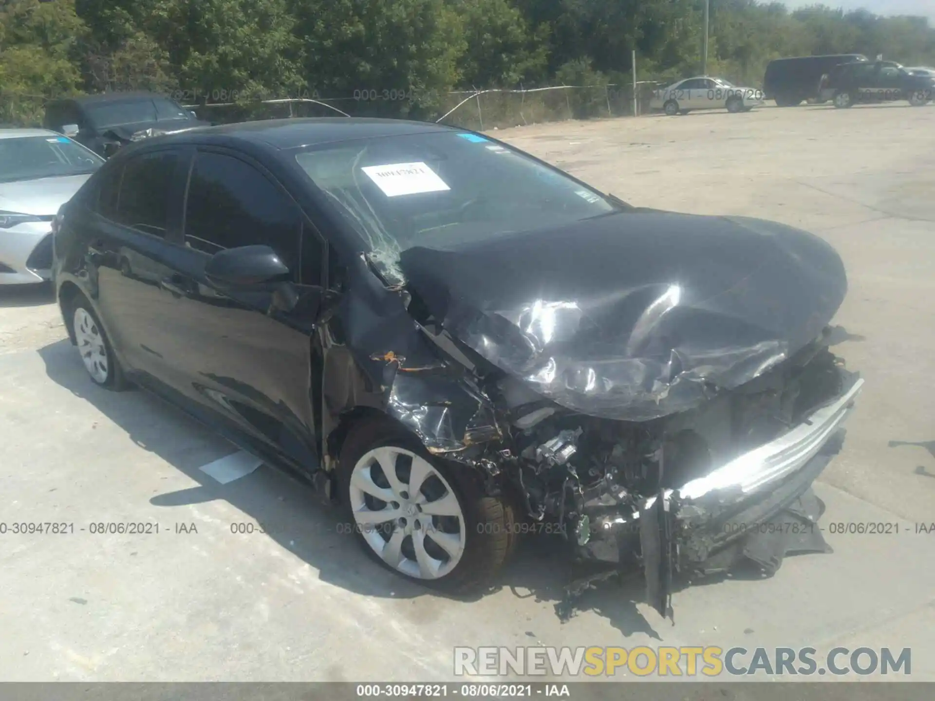 1 Photograph of a damaged car JTDEPMAE2MJ124399 TOYOTA COROLLA 2021