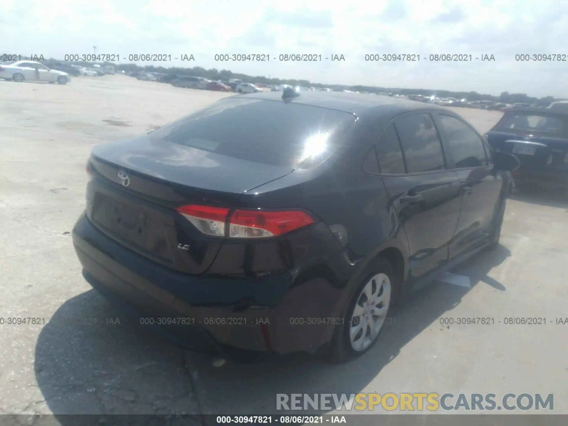 4 Photograph of a damaged car JTDEPMAE2MJ124399 TOYOTA COROLLA 2021