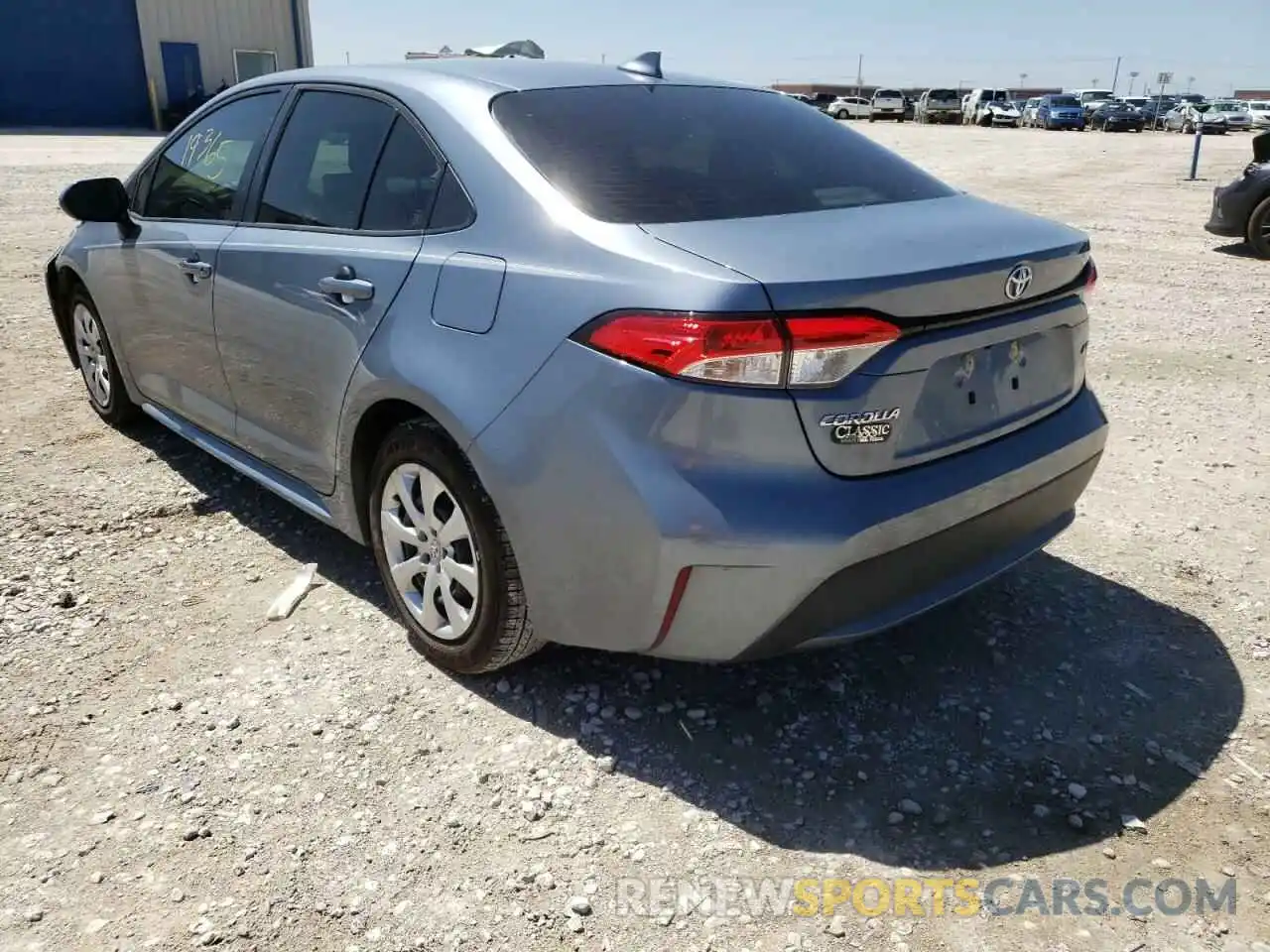 3 Photograph of a damaged car JTDEPMAE2MJ124452 TOYOTA COROLLA 2021