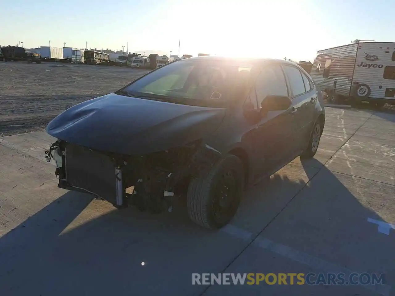 2 Photograph of a damaged car JTDEPMAE2MJ126055 TOYOTA COROLLA 2021