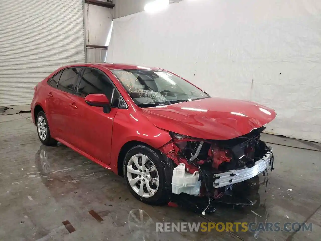 1 Photograph of a damaged car JTDEPMAE2MJ127142 TOYOTA COROLLA 2021