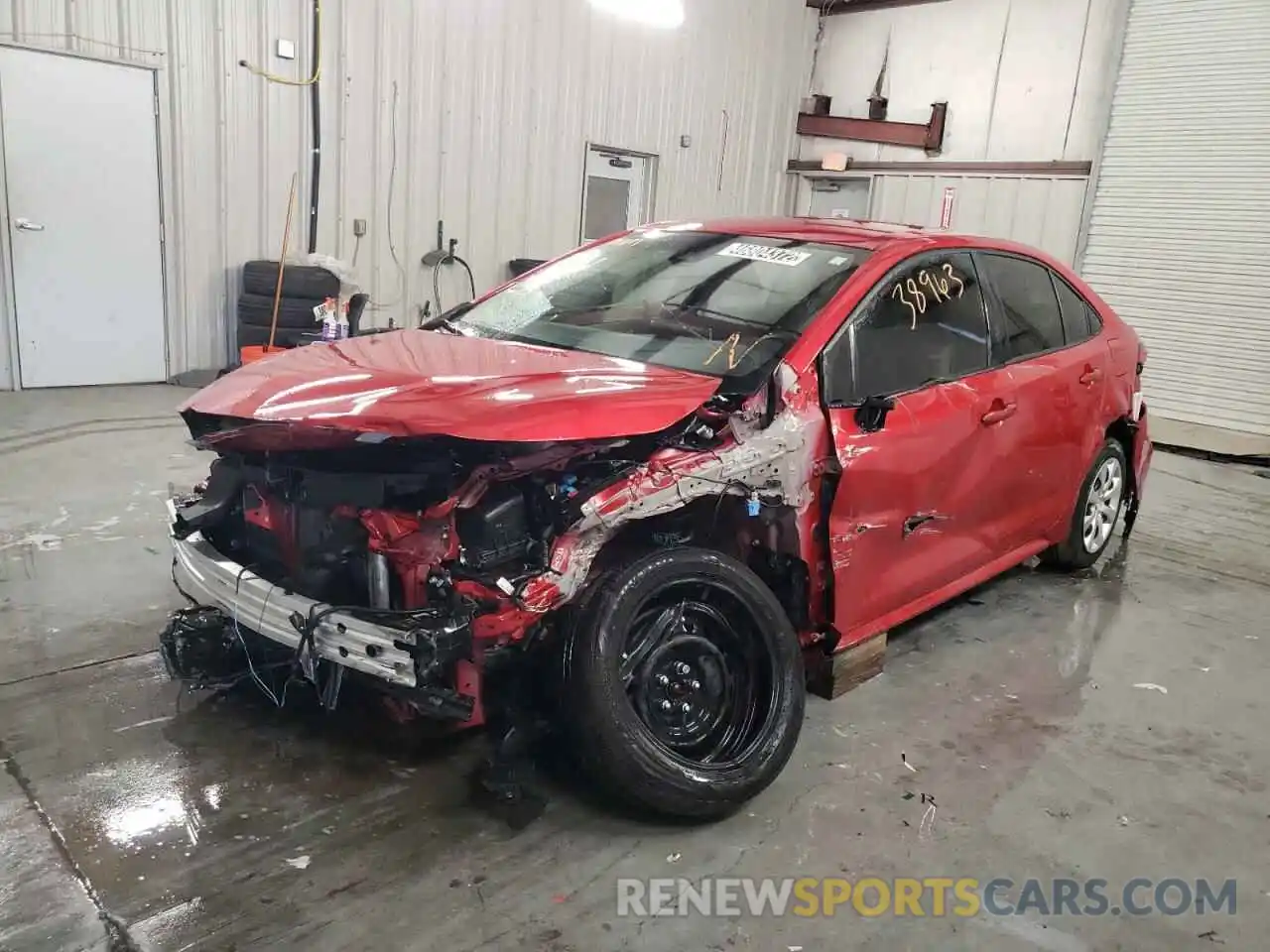 2 Photograph of a damaged car JTDEPMAE2MJ127142 TOYOTA COROLLA 2021