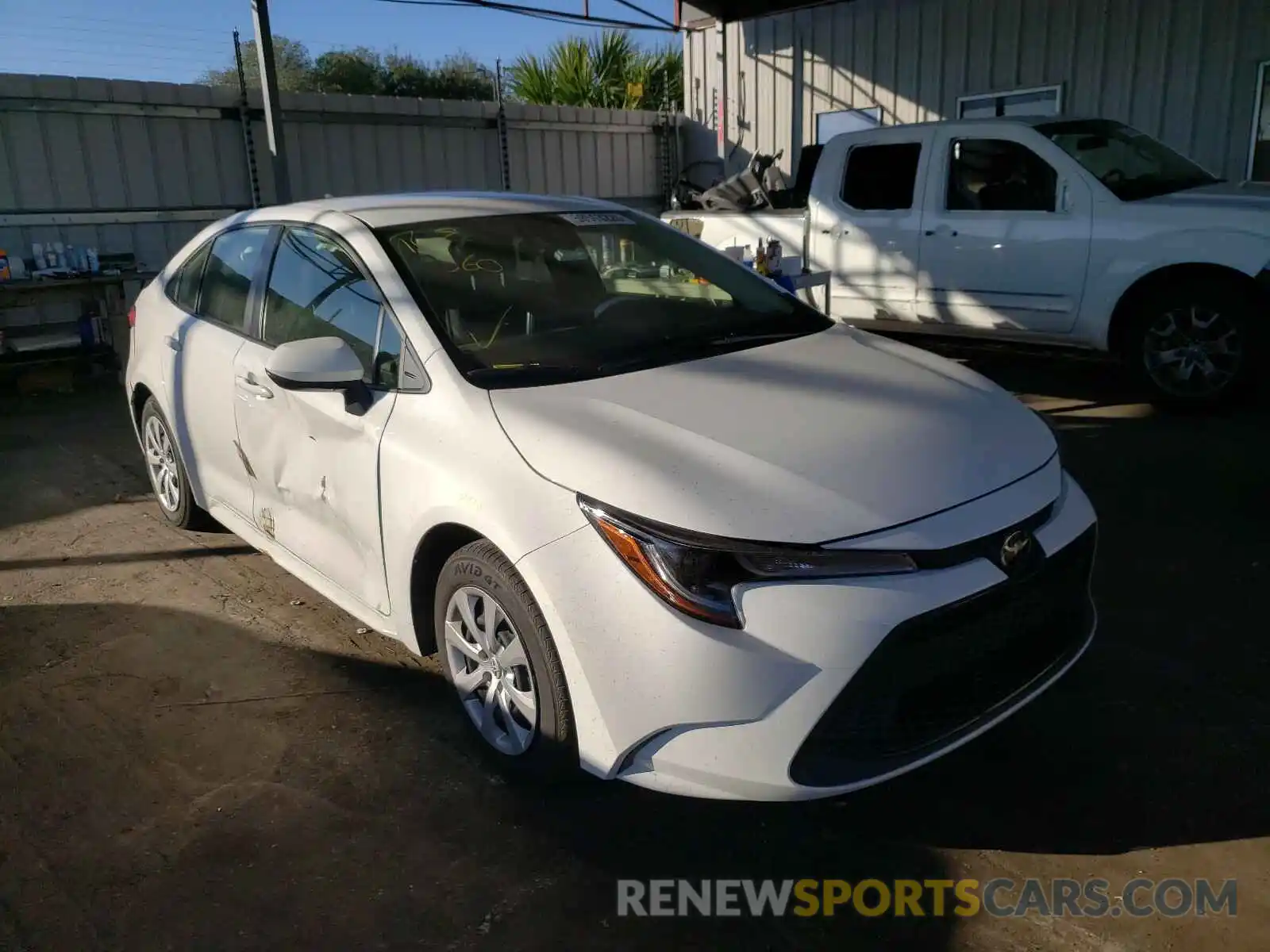 1 Photograph of a damaged car JTDEPMAE2MJ127187 TOYOTA COROLLA 2021