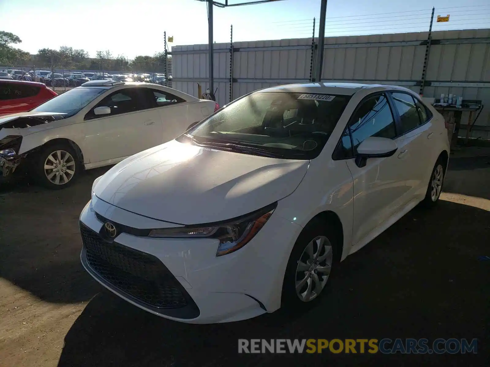 2 Photograph of a damaged car JTDEPMAE2MJ127187 TOYOTA COROLLA 2021